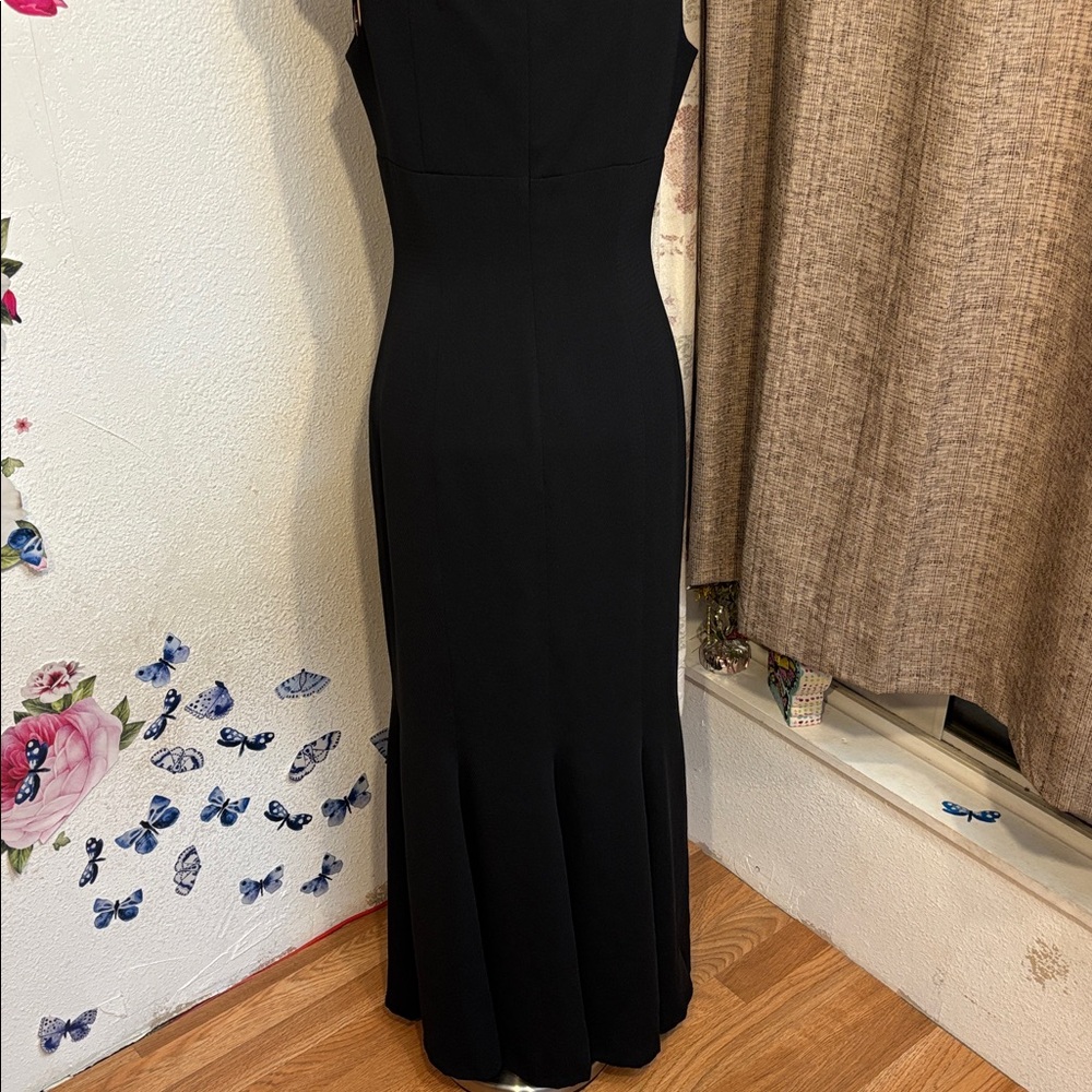 Vintage 1990’s Georgiou sleeveless black trumpet mermaid maxi dress. Size S. - Picture 10 of 17